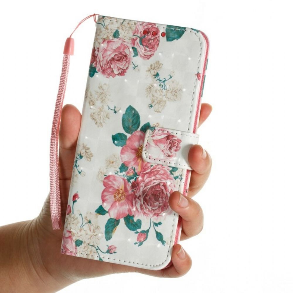 Folio-hoesje voor Samsung Galaxy S9 Plus Vrijheidsbloemen