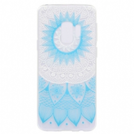 Hoesje voor Samsung Galaxy S9 Plus Transparante Gekleurde Mandala