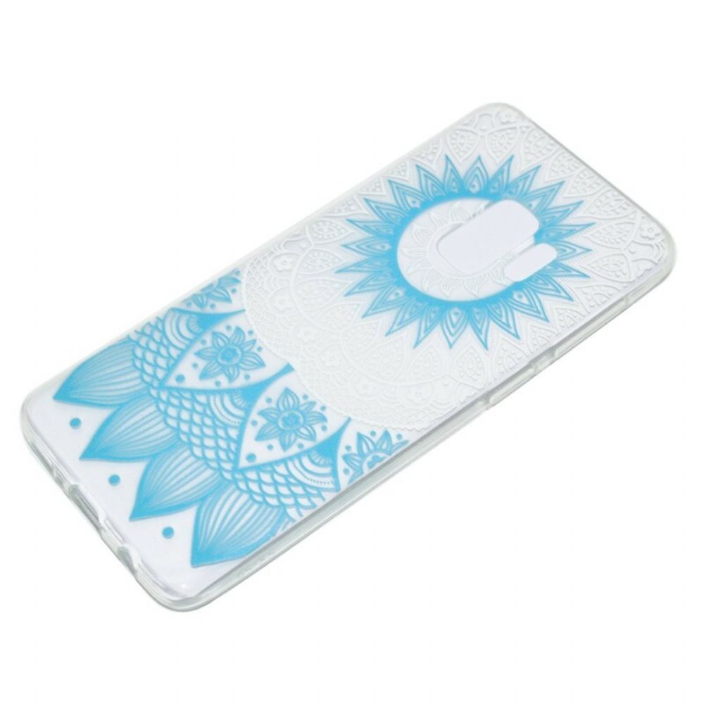 Hoesje voor Samsung Galaxy S9 Plus Transparante Gekleurde Mandala