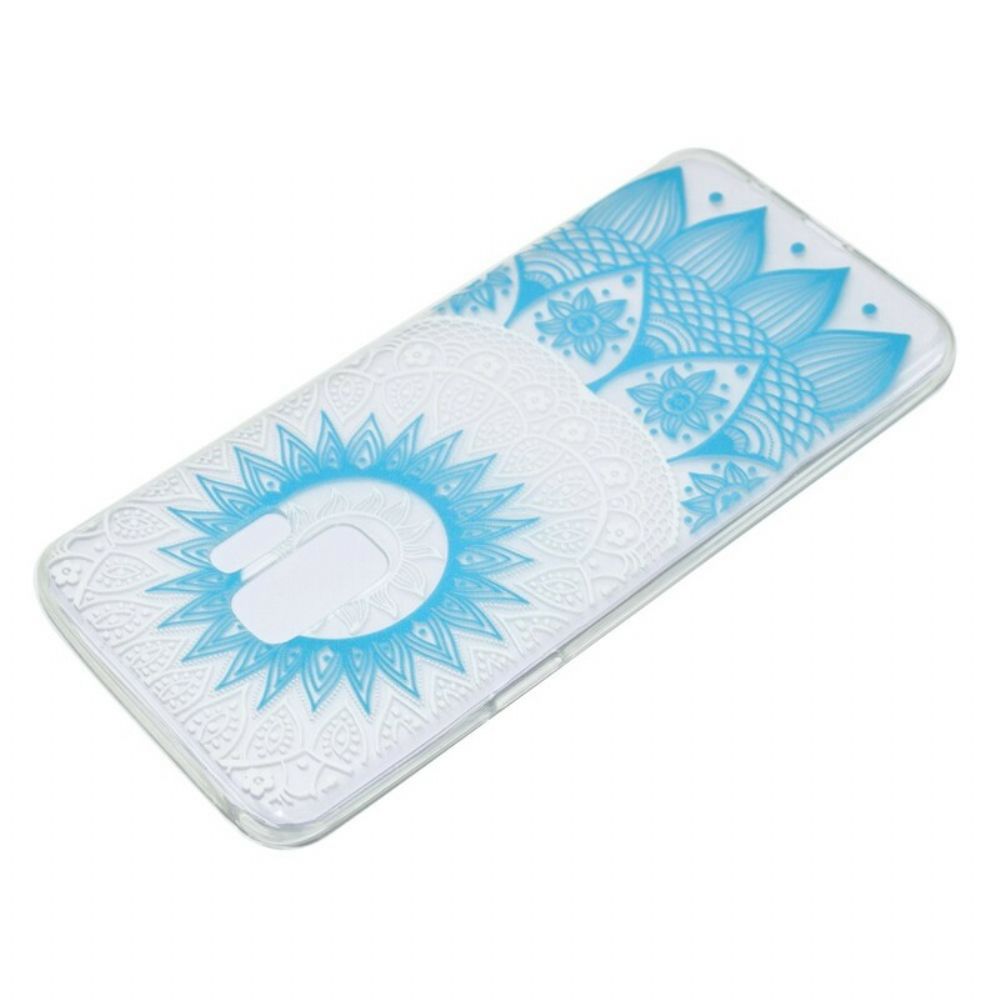 Hoesje voor Samsung Galaxy S9 Plus Transparante Gekleurde Mandala