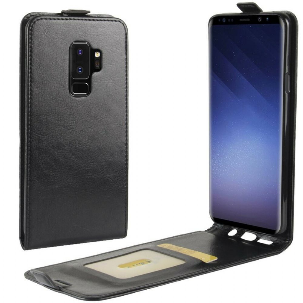 Leren Hoesje voor Samsung Galaxy S9 Plus Folio-hoesje Opvouwbaar Leereffect