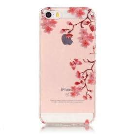 Hoesje voor iPhone SE / 5 / 5S Bloeiende Boom Transparant