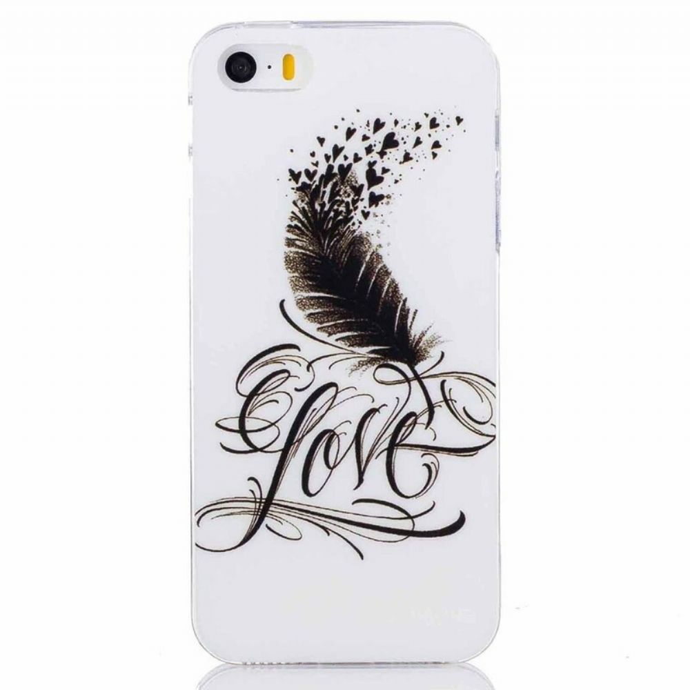 Hoesje voor iPhone SE / 5 / 5S Leven & Liefde