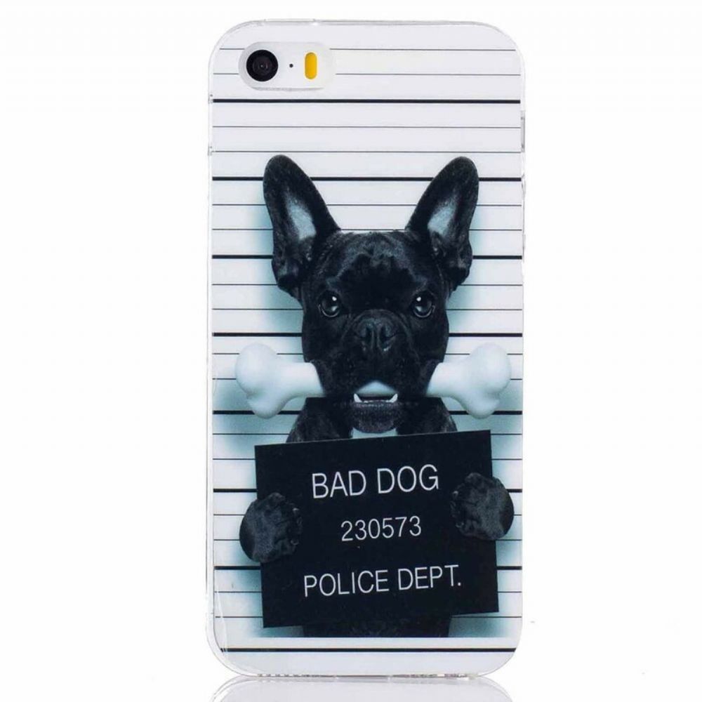 Hoesje voor iPhone SE / 5 / 5S Slechte Hond