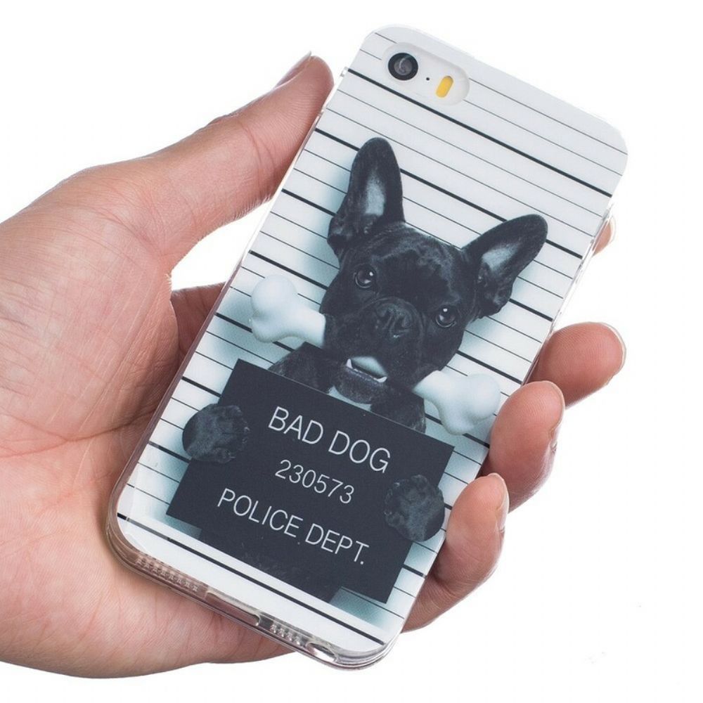 Hoesje voor iPhone SE / 5 / 5S Slechte Hond