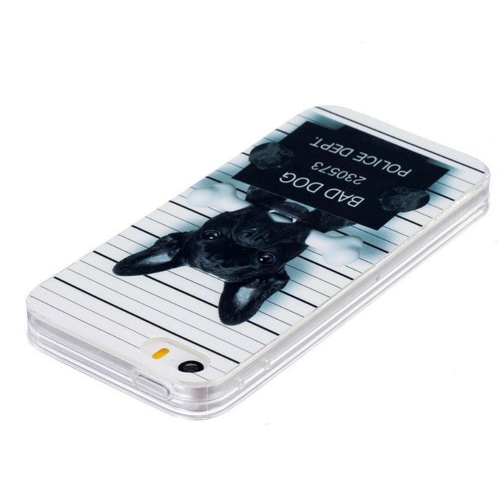 Hoesje voor iPhone SE / 5 / 5S Slechte Hond