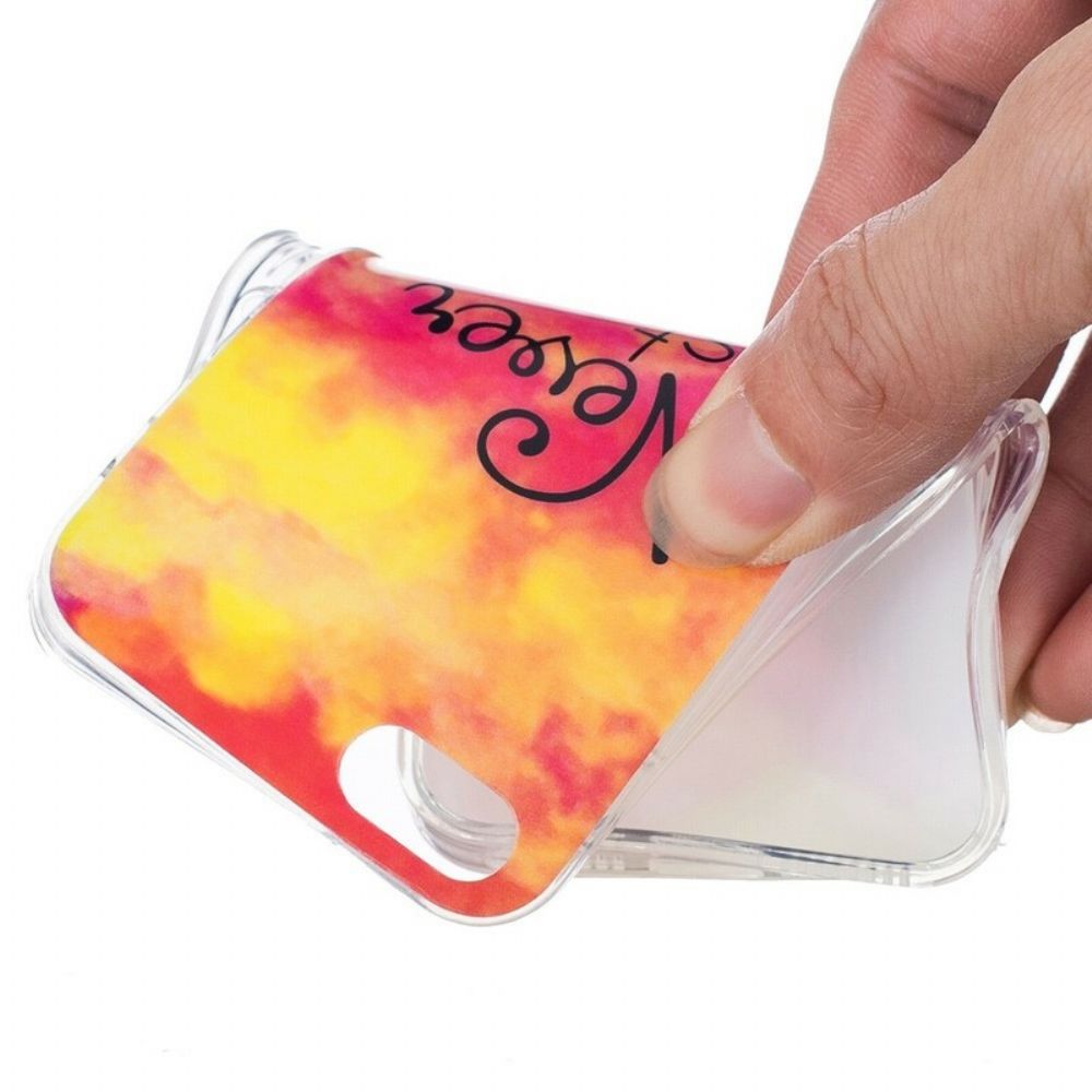 Hoesje voor iPhone SE / 5 / 5S Stop Nooit Met Dromen