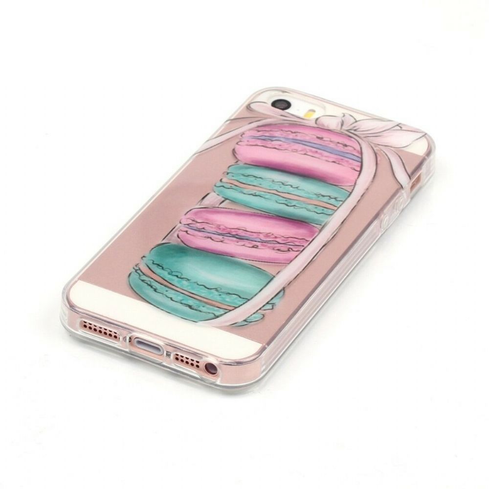 Hoesje voor iPhone SE / 5 / 5S Transparante Gastronomische Macarons