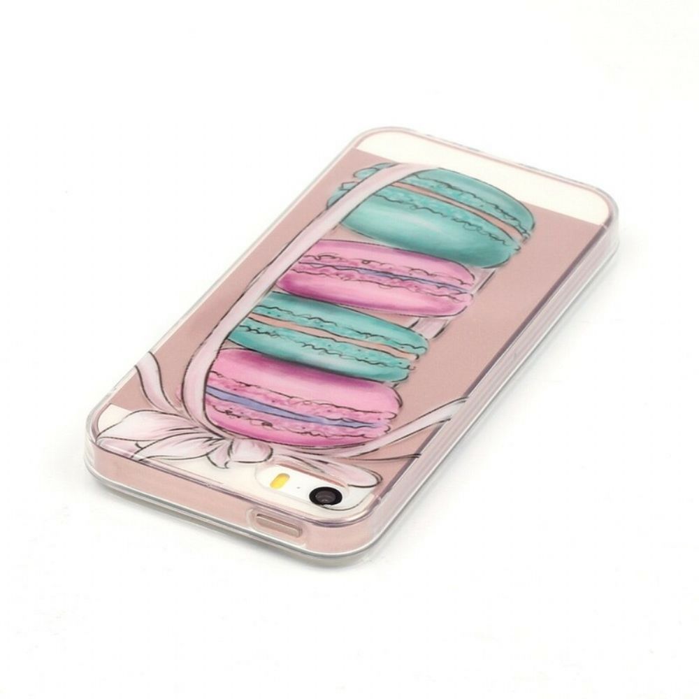 Hoesje voor iPhone SE / 5 / 5S Transparante Gastronomische Macarons