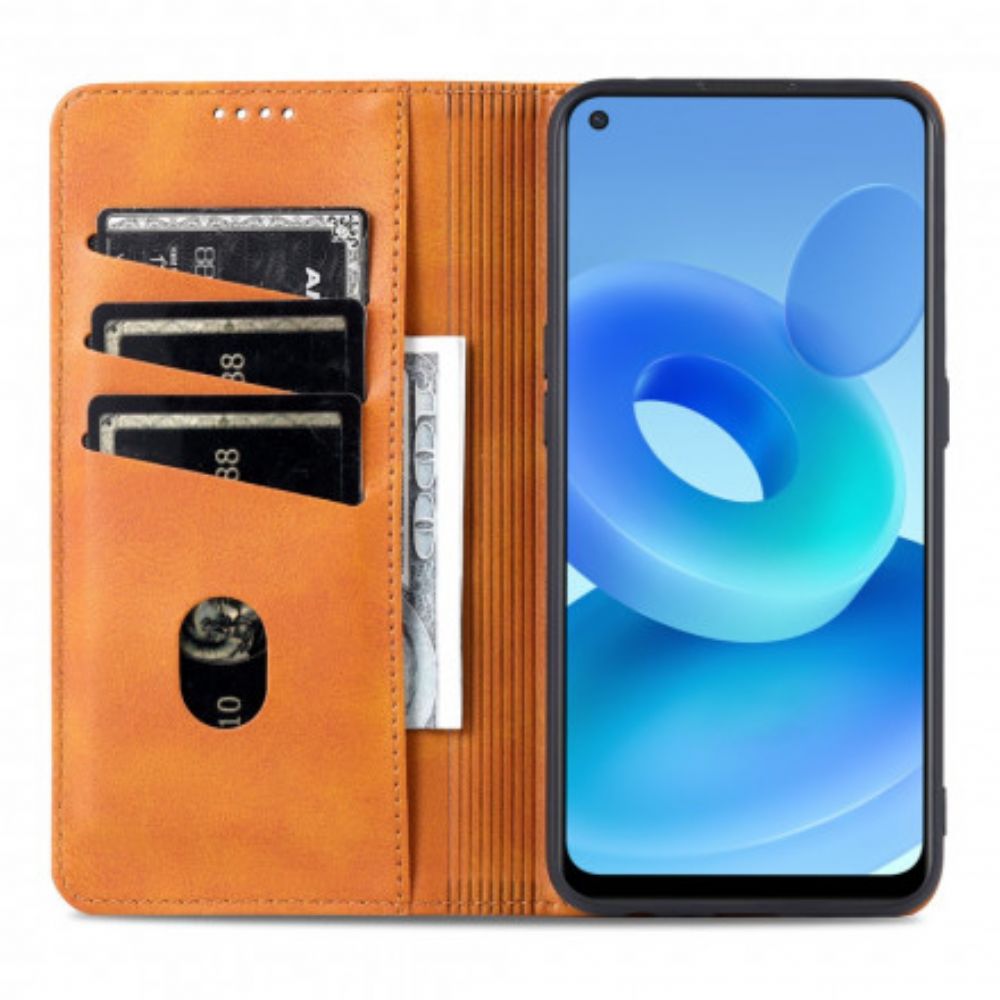 Bescherming Hoesje voor Oppo A94 5G Folio-hoesje Azns Lederen Stijl