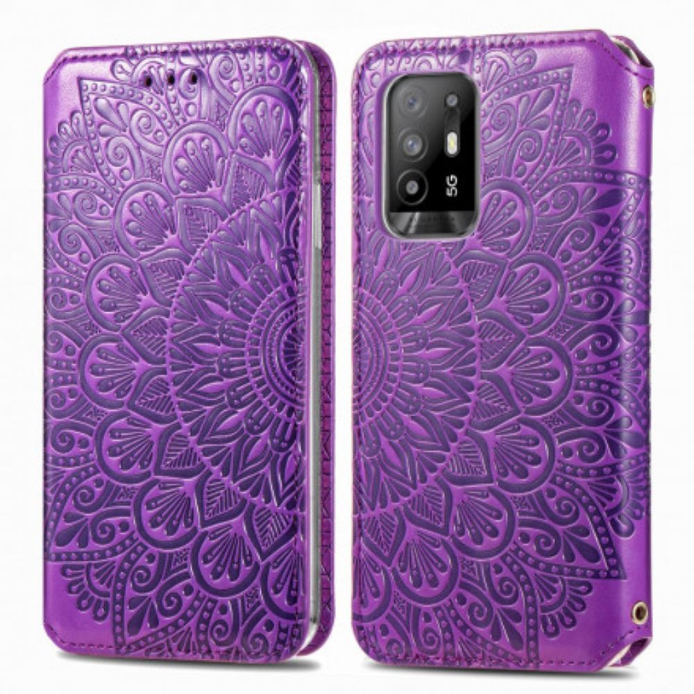 Bescherming Hoesje voor Oppo A94 5G Folio-hoesje Mandala's