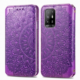 Bescherming Hoesje voor Oppo A94 5G Folio-hoesje Mandala's