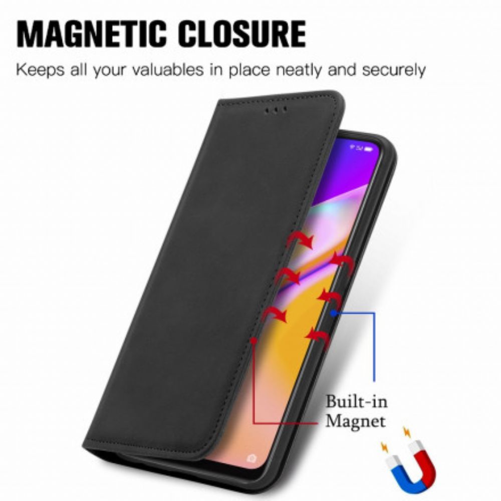 Bescherming Hoesje voor Oppo A94 5G Folio-hoesje Skin-touch