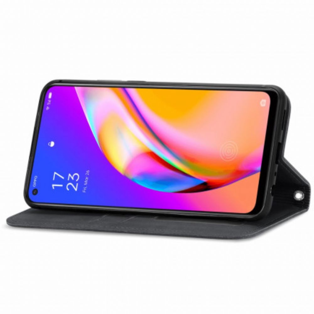 Bescherming Hoesje voor Oppo A94 5G Folio-hoesje Skin-touch