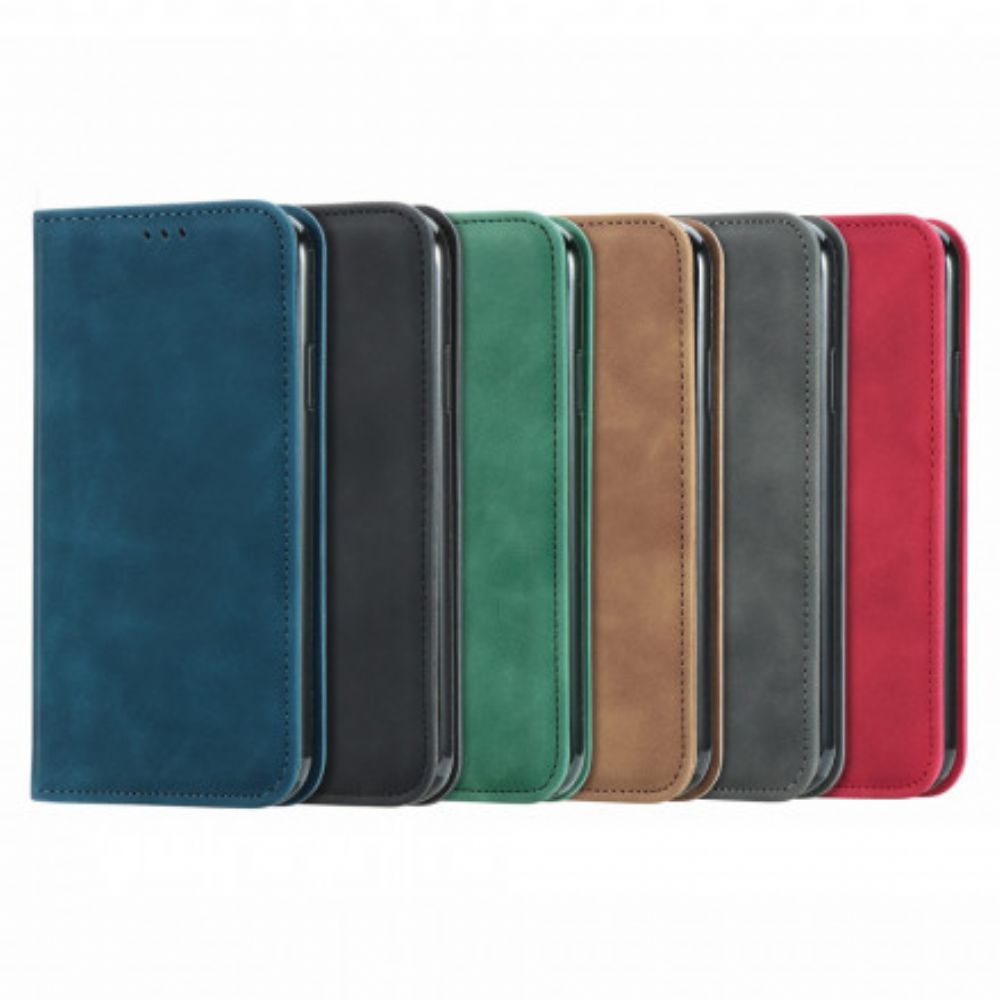 Bescherming Hoesje voor Oppo A94 5G Folio-hoesje Skin-touch