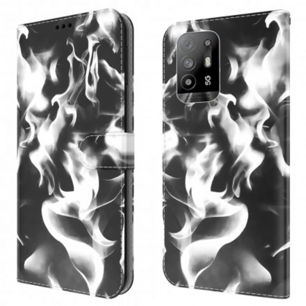 Flip Case voor Oppo A94 5G Abstract Patroon