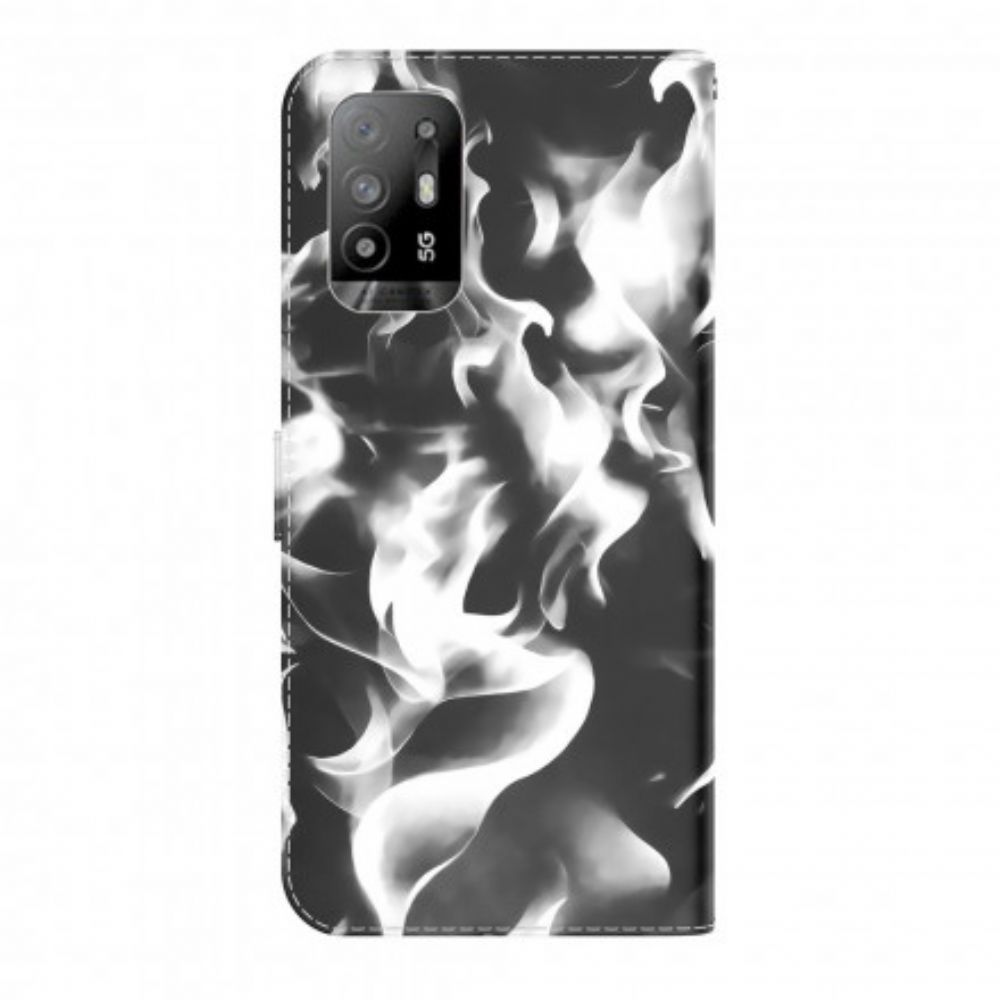 Flip Case voor Oppo A94 5G Abstract Patroon