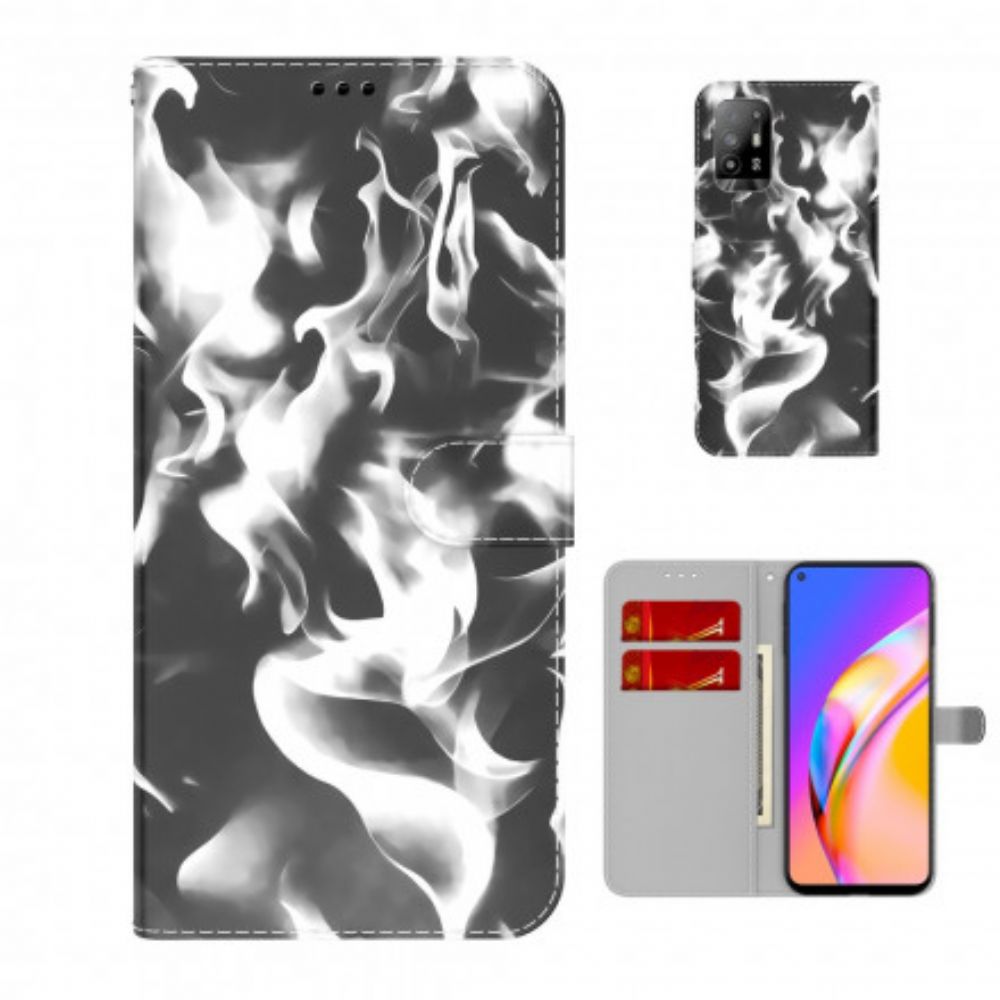 Flip Case voor Oppo A94 5G Abstract Patroon