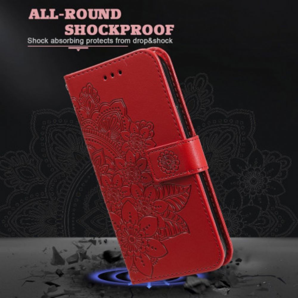 Flip Case voor Oppo A94 5G Bloemenmandala