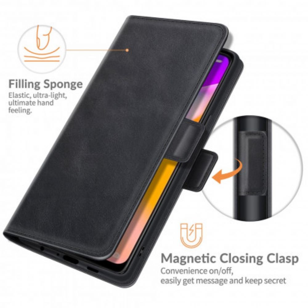 Flip Case voor Oppo A94 5G Folio-hoesje Dubbele Klep