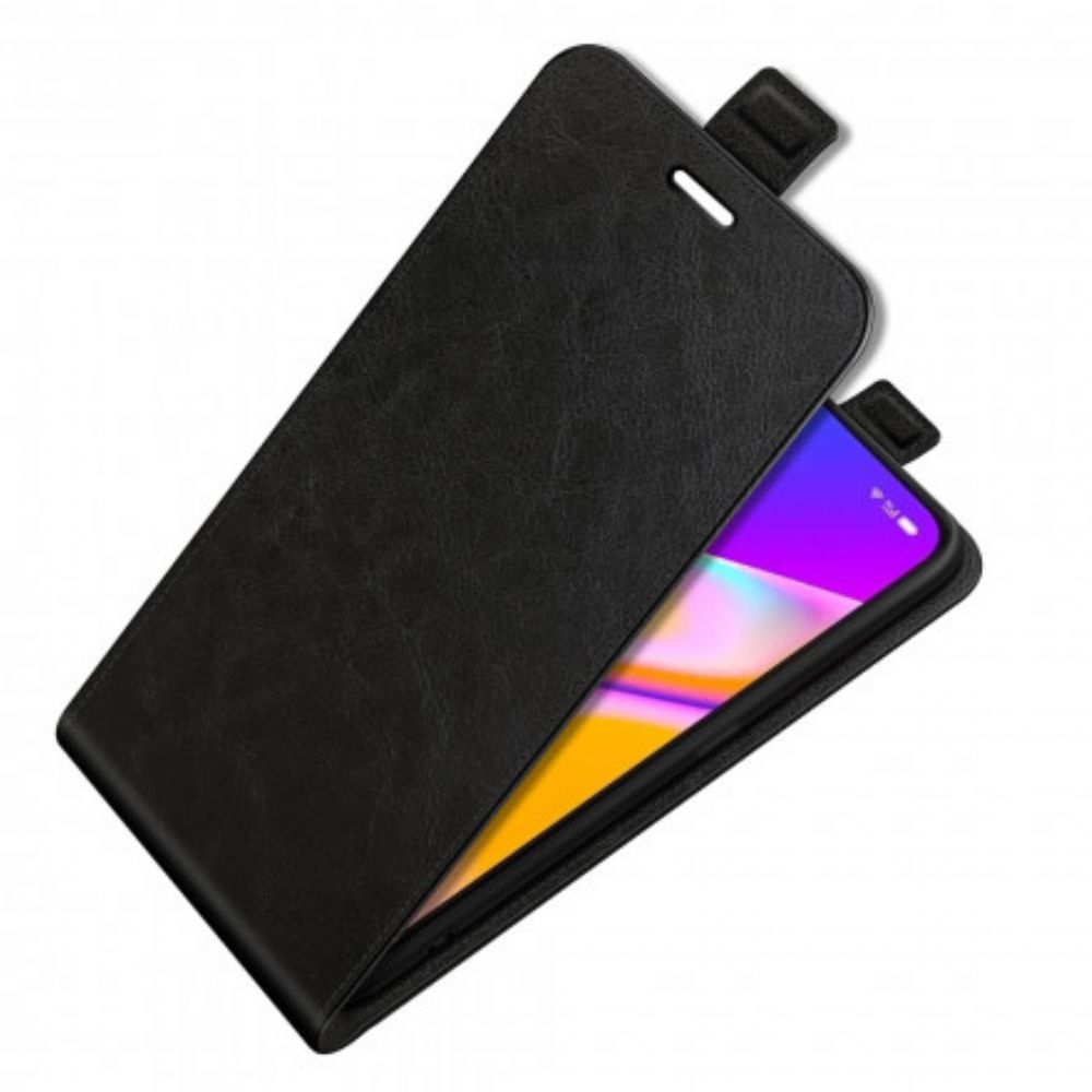 Flip Case voor Oppo A94 5G Folio-hoesje Leren Effect Verticale Klep