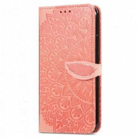 Flip Case voor Oppo A94 5G Tribale Bladeren