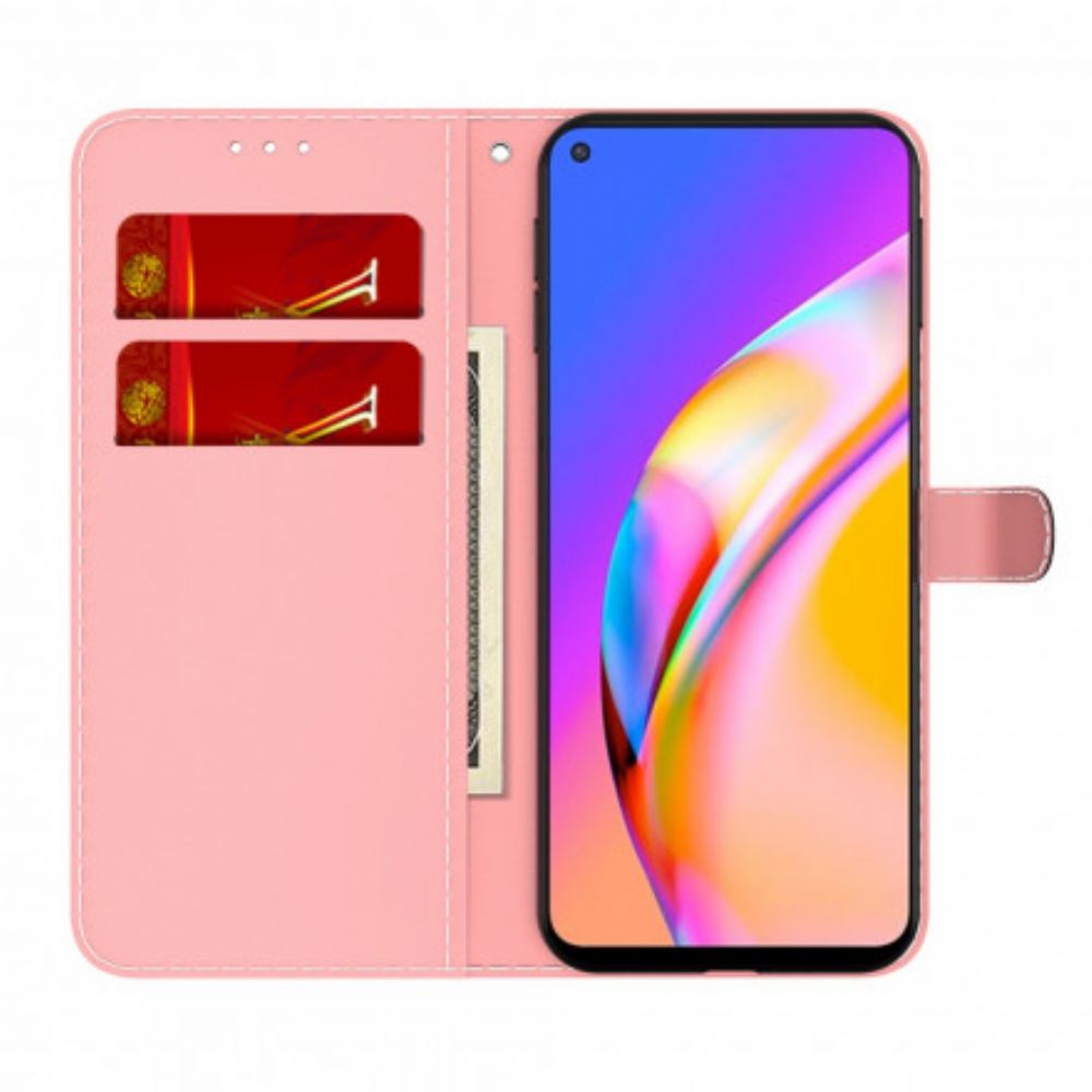 Folio-hoesje voor Oppo A94 5G Aquarel