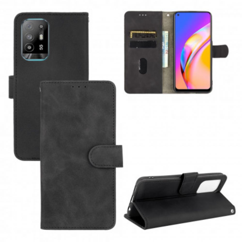 Folio-hoesje voor Oppo A94 5G Skin-touch