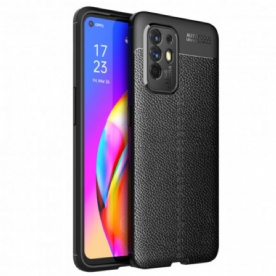 Hoesje voor Oppo A94 5G Litchi-leereffect