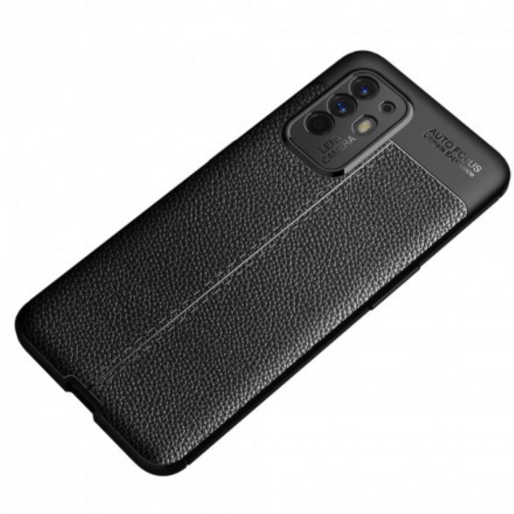 Hoesje voor Oppo A94 5G Litchi-leereffect