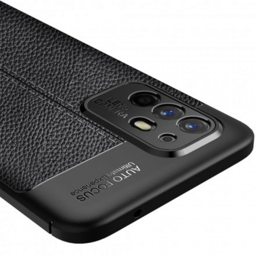 Hoesje voor Oppo A94 5G Litchi-leereffect