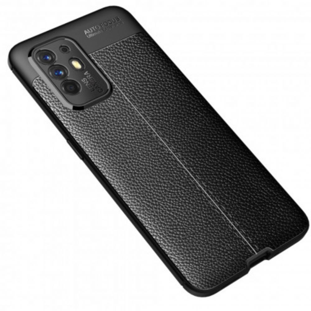 Hoesje voor Oppo A94 5G Litchi-leereffect