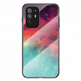 Hoesje voor Oppo A94 5G Premium Kleuren Gehard Glas