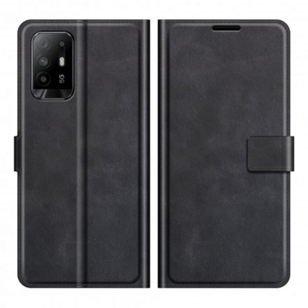 Leren Hoesje voor Oppo A94 5G Extreem Slank Leereffect