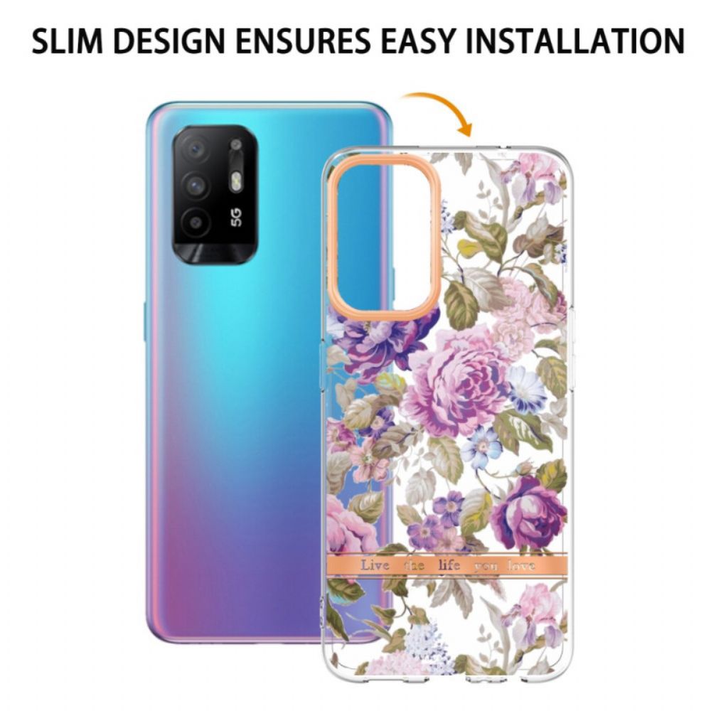 Telefoonhoesje voor Oppo A94 5G Begonia Bloemen