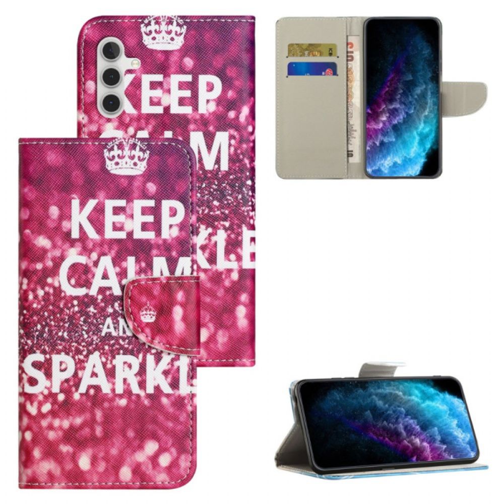 Bescherming Hoesje Samsung Galaxy S24 Fe Feep Kalm En Sparkle