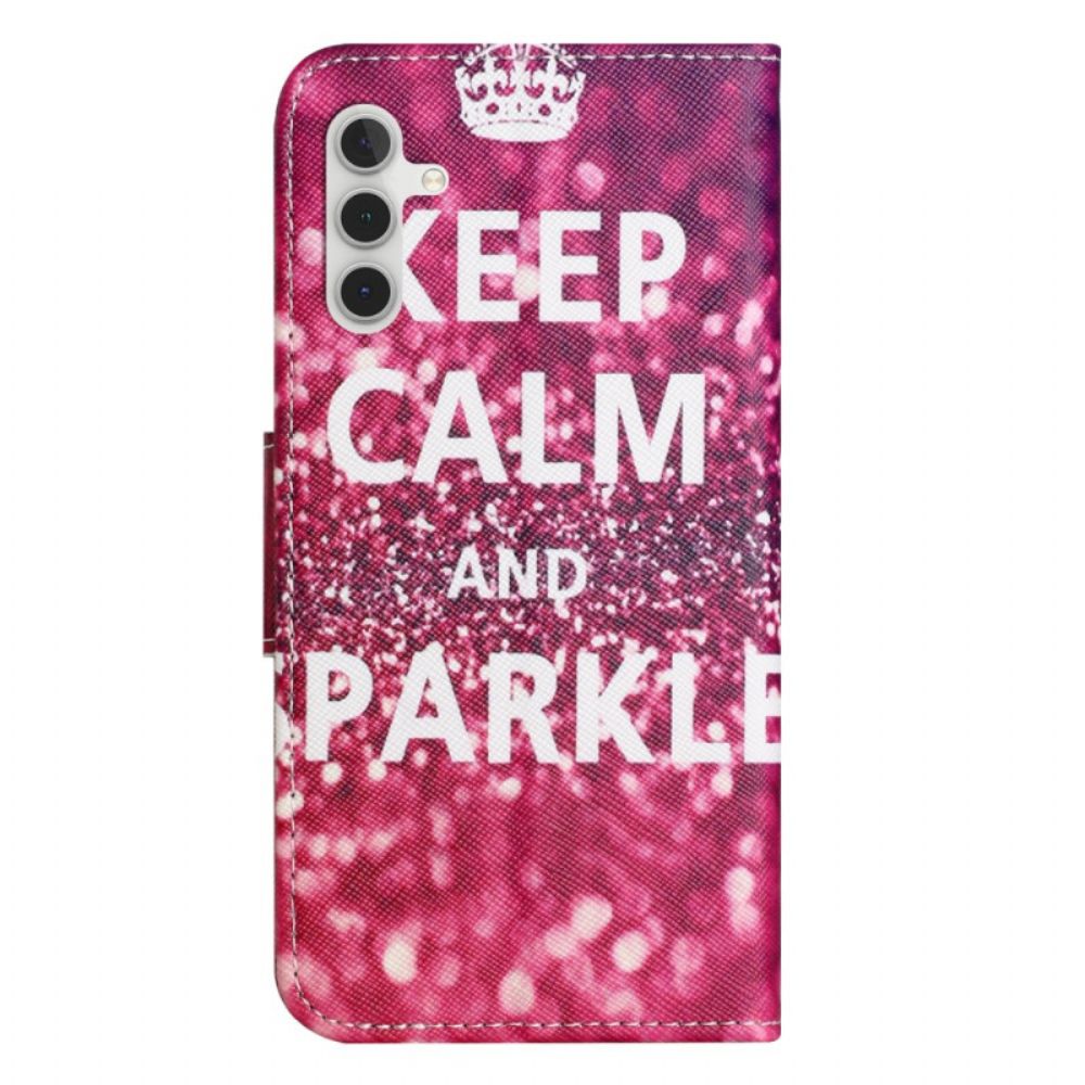 Bescherming Hoesje Samsung Galaxy S24 Fe Feep Kalm En Sparkle