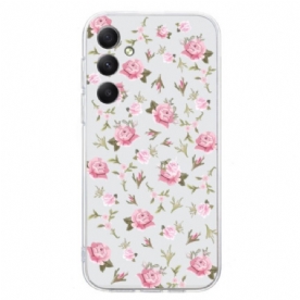 Case Hoesje Samsung Galaxy S24 Fe Telefoonhoesje Bloemen