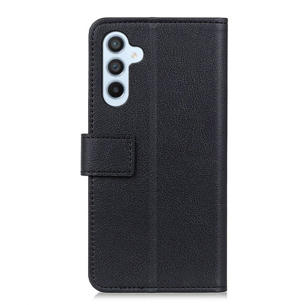 Flip Case Leren Samsung Galaxy S24 Fe Klassiek