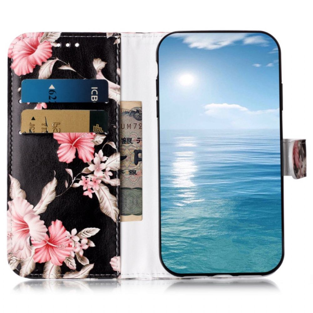 Flip Case Leren Samsung Galaxy S24 Fe Rododendron