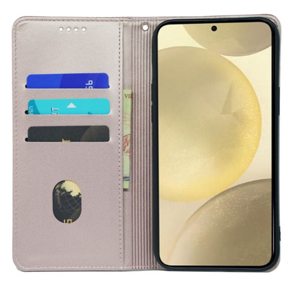 Folio-hoesje Voor Samsung Galaxy S24 Fe Klavertjesvier