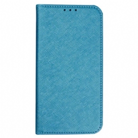 Folio-hoesje Voor Samsung Galaxy S24 Fe Kruistextuur