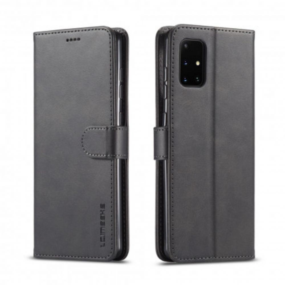 Folio-hoesje voor Samsung Galaxy A71 5G Lc.imeeke Leereffect