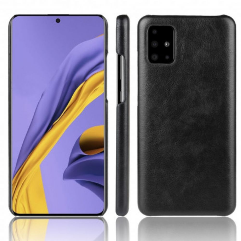 Hoesje voor Samsung Galaxy A71 5G Litchi-leereffect