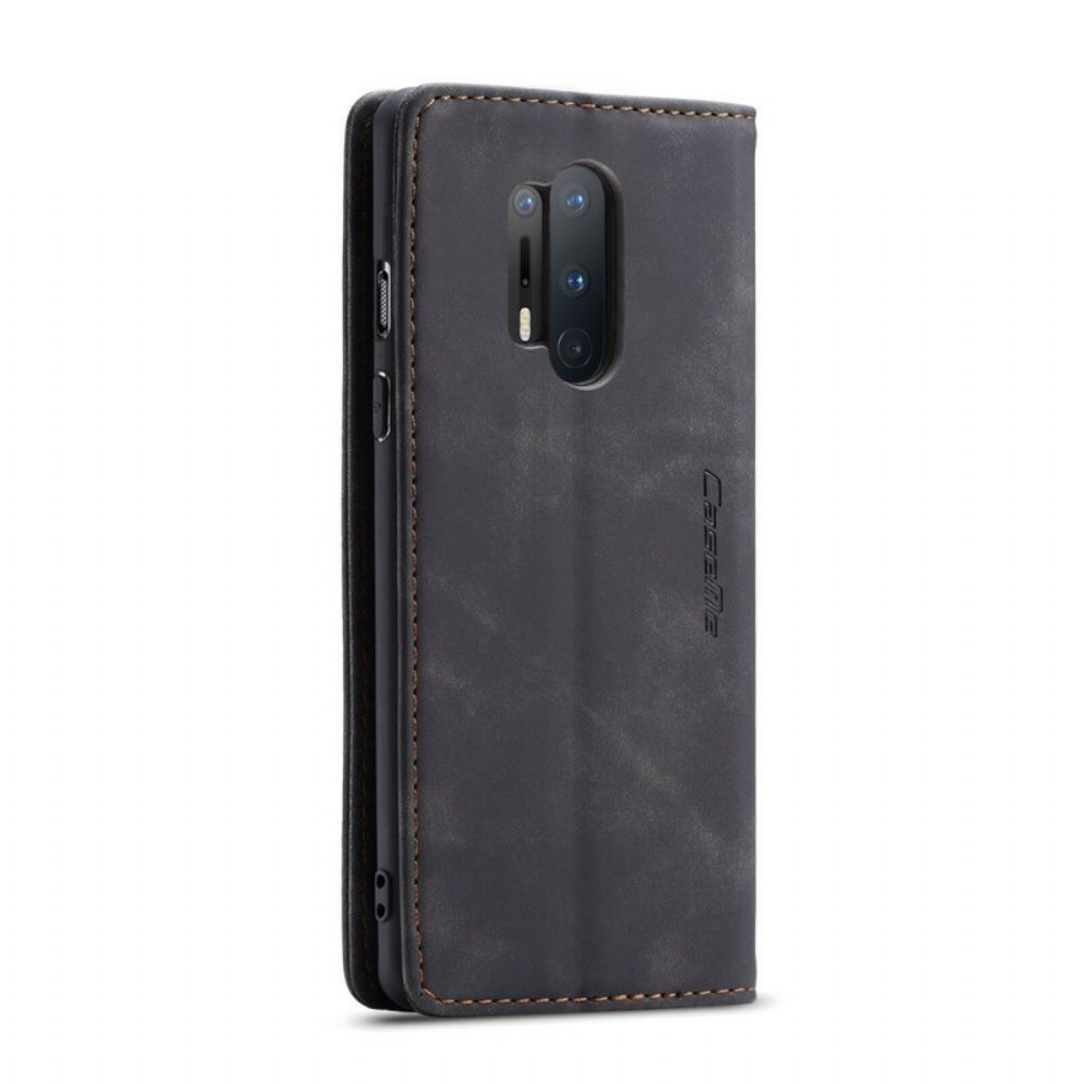 Bescherming Hoesje voor OnePlus 8 Pro Folio-hoesje Caseme Kunstleer