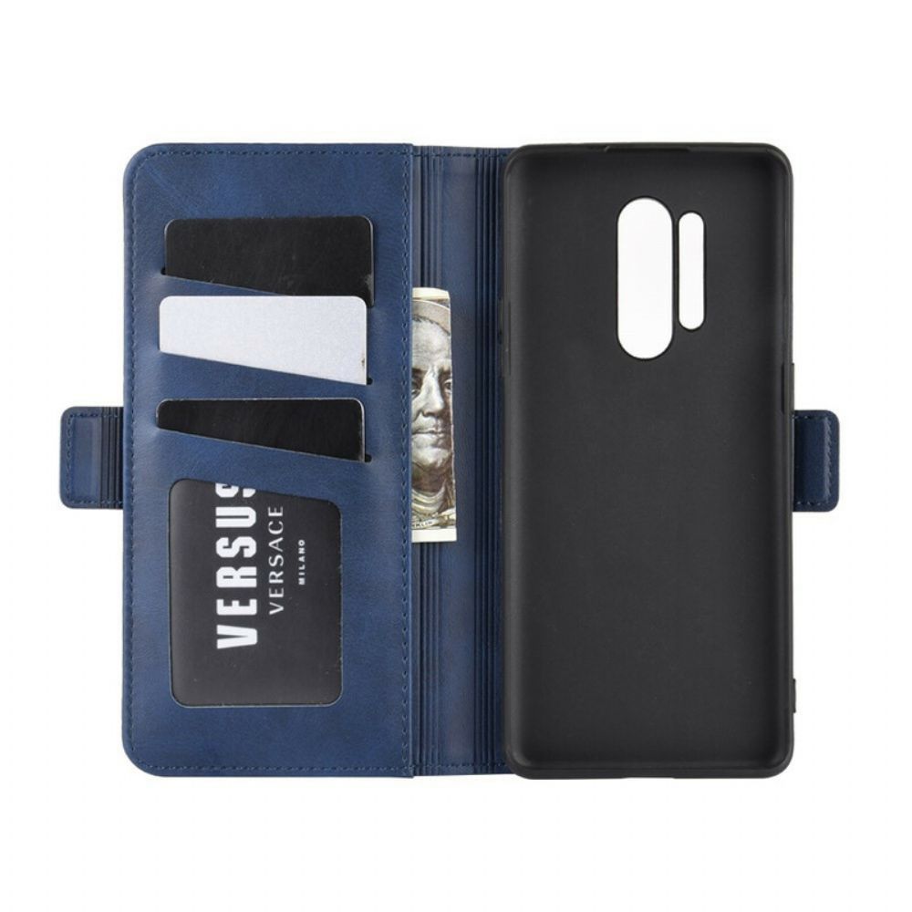 Folio-hoesje voor OnePlus 8 Pro Flip Case Dubbele Klep