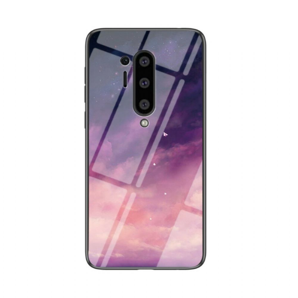 Hoesje voor OnePlus 8 Pro Sterrenhemel Gehard Glas