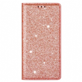 Bescherming Hoesje voor Samsung Galaxy S23 Plus 5G Folio-hoesje Paillettenstijl