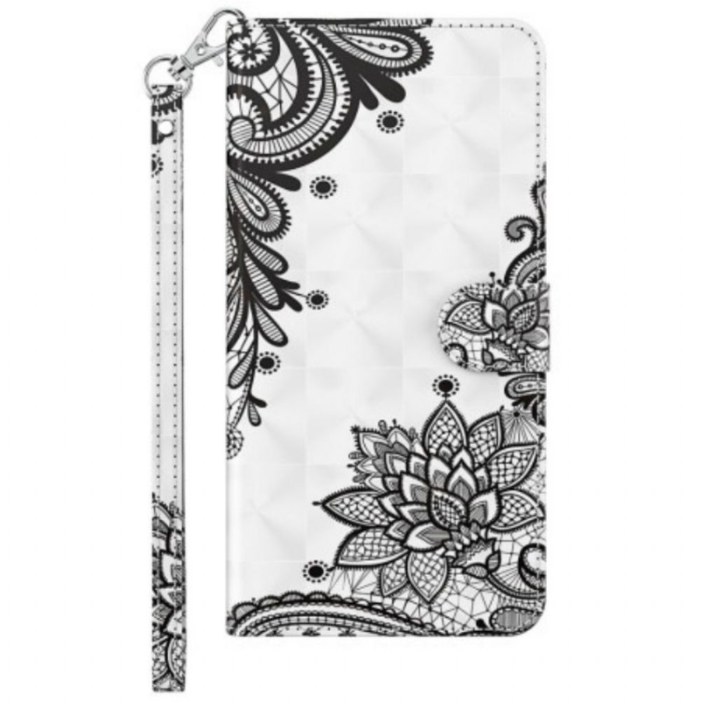 Folio-hoesje voor Samsung Galaxy S23 Plus 5G Met Ketting Kant Met Bandjes