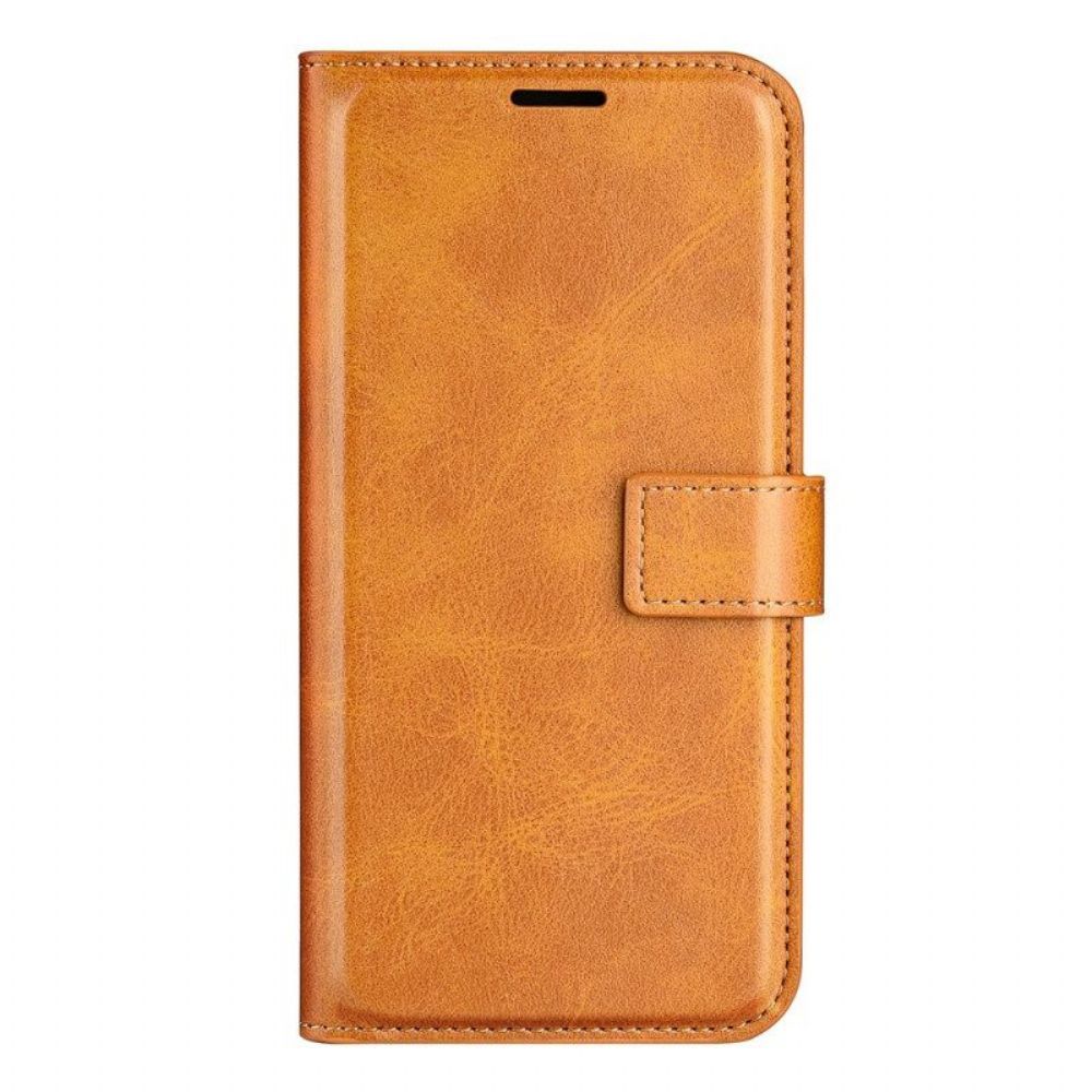 Folio-hoesje voor Samsung Galaxy S23 Plus 5G Stijl Leer Kleur